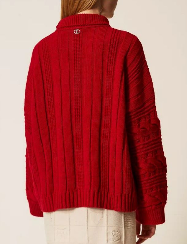 Twin-Set Sweaters Red