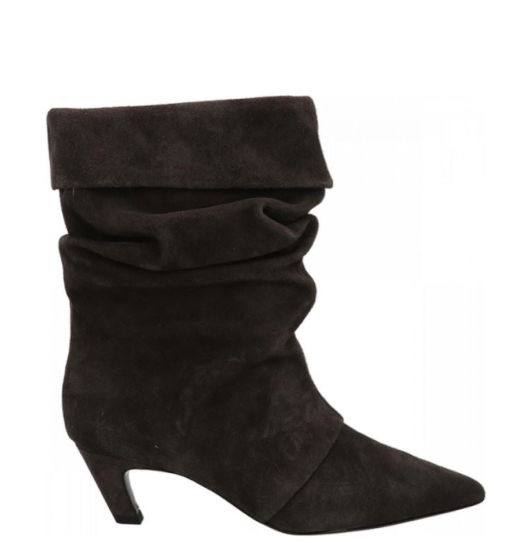 ASH Flat shoes Dark Grey Suede