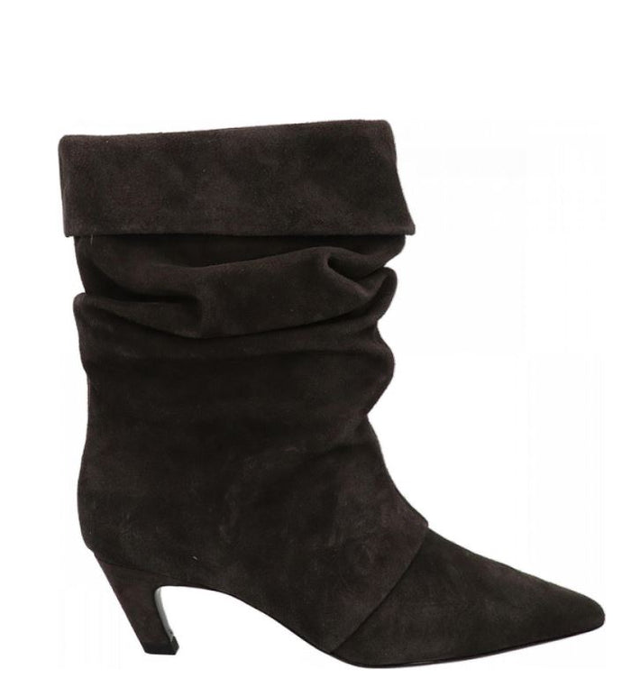 ASH Flat shoes Dark Grey Suede