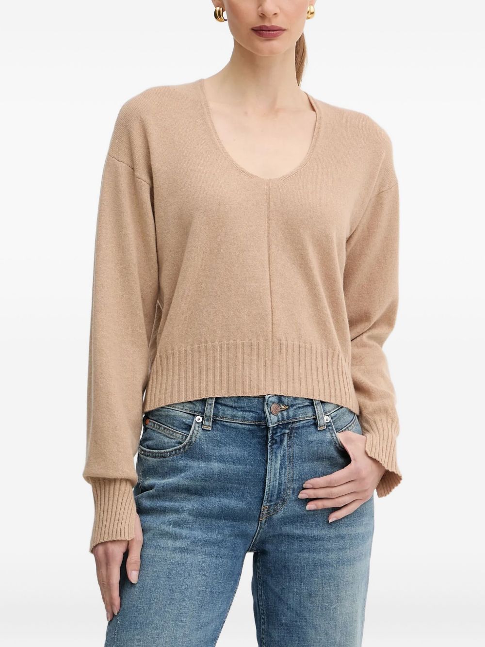 Twin-set Sweaters Sandy Brown Ws Wo