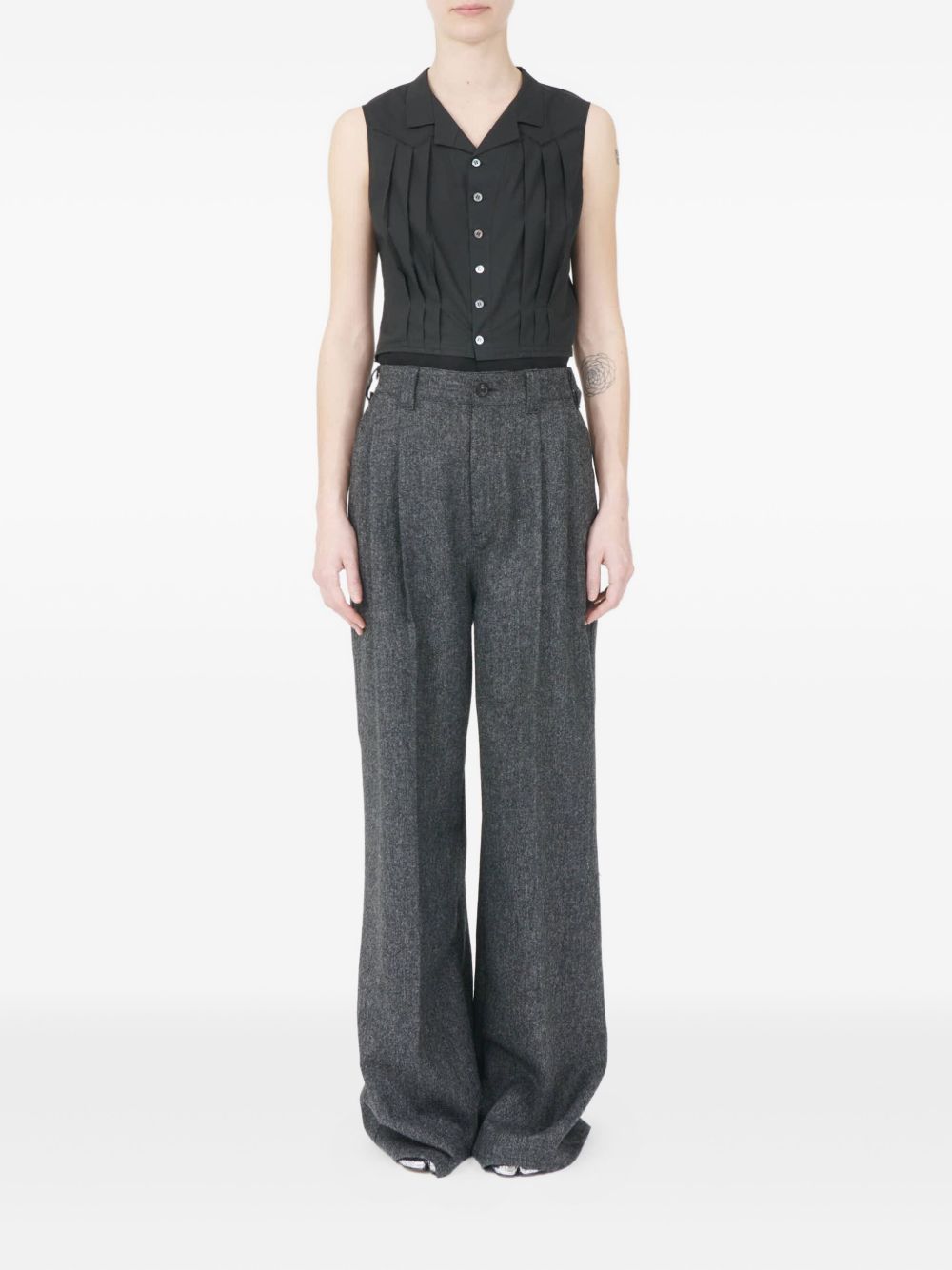 Maison Margiela Trousers Dark Grey