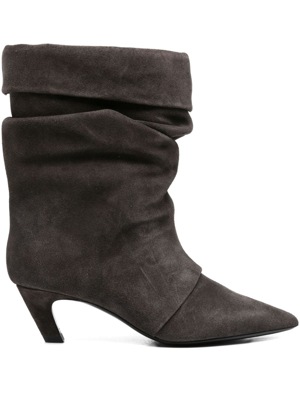 ASH Flat shoes Dark Grey Suede