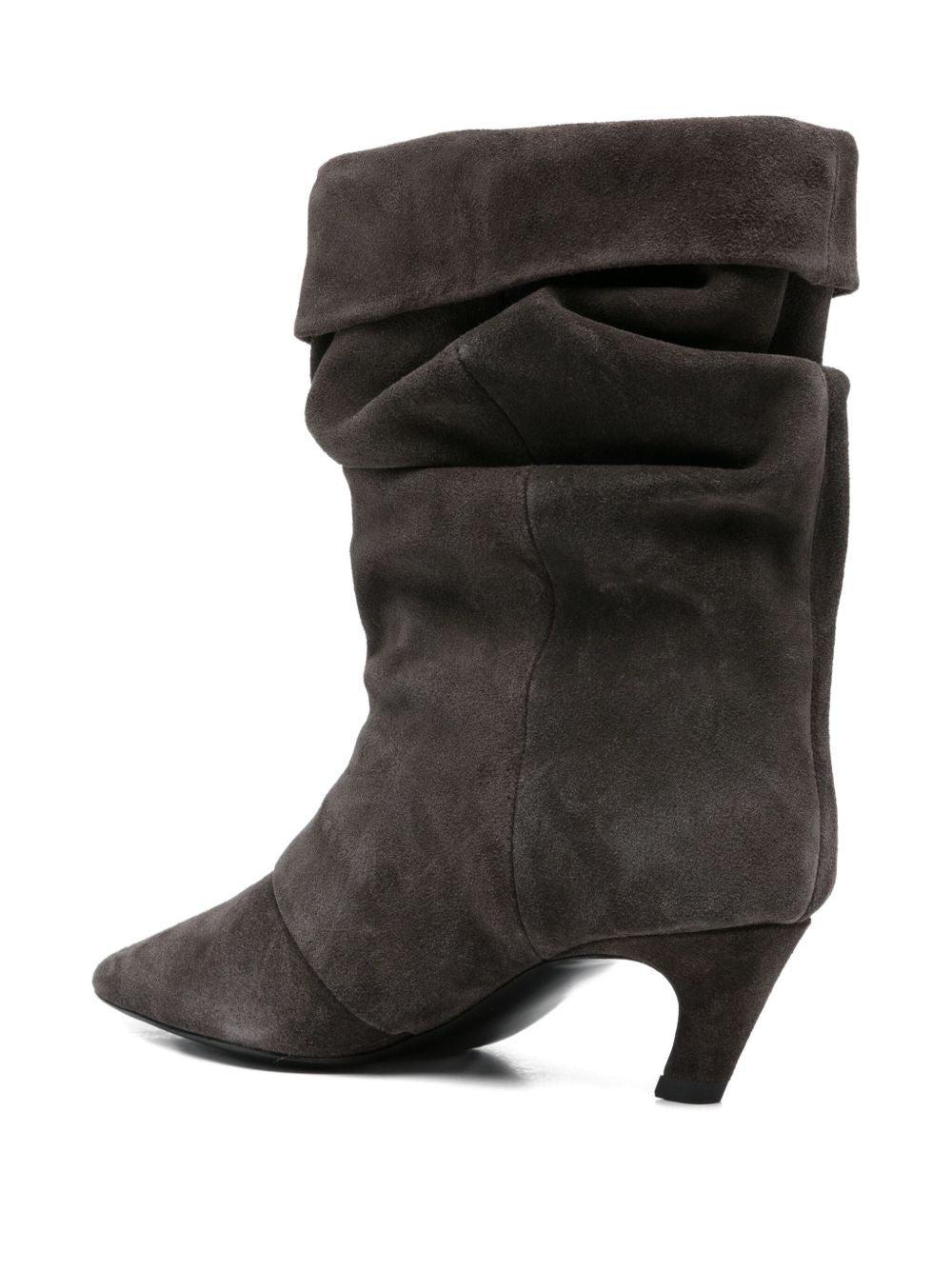 ASH Flat shoes Dark Grey Suede