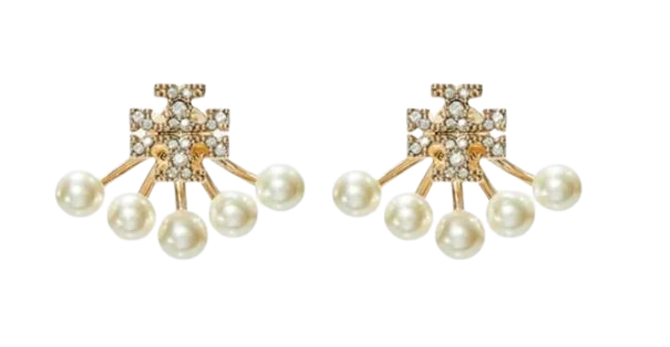 Tory Burch Bijoux Gold/pearl/crystal