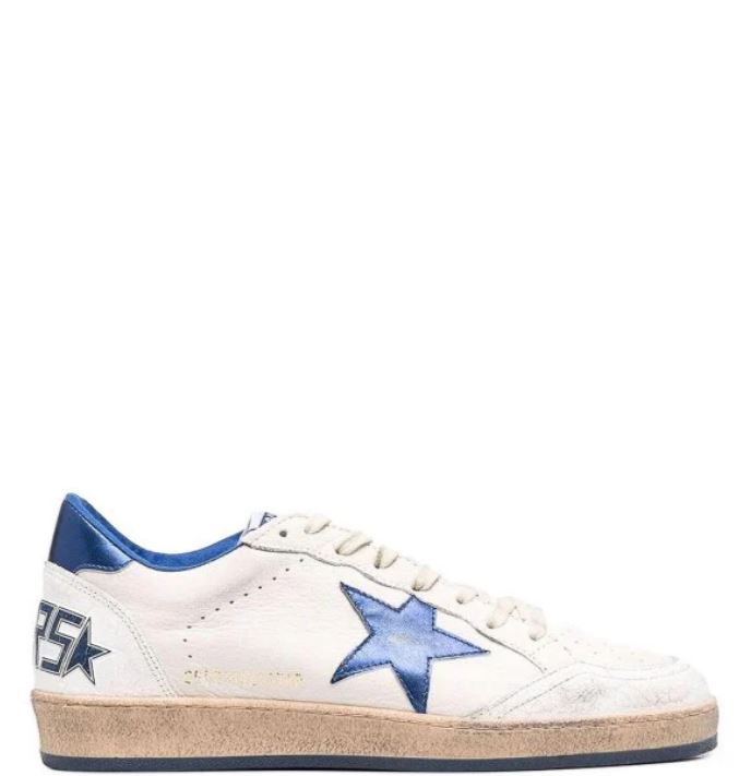 Golden Goose Flat Shoes White/bluette