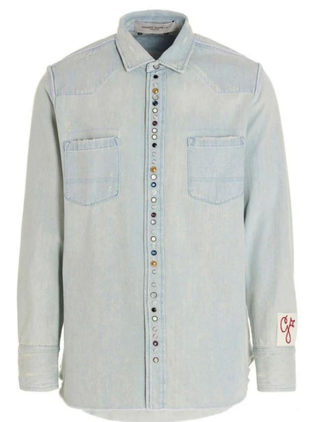 Golden Goose Shirts Blue