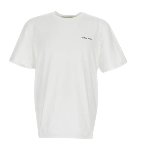 Golden Goose T-shirts and Polos Vintage White