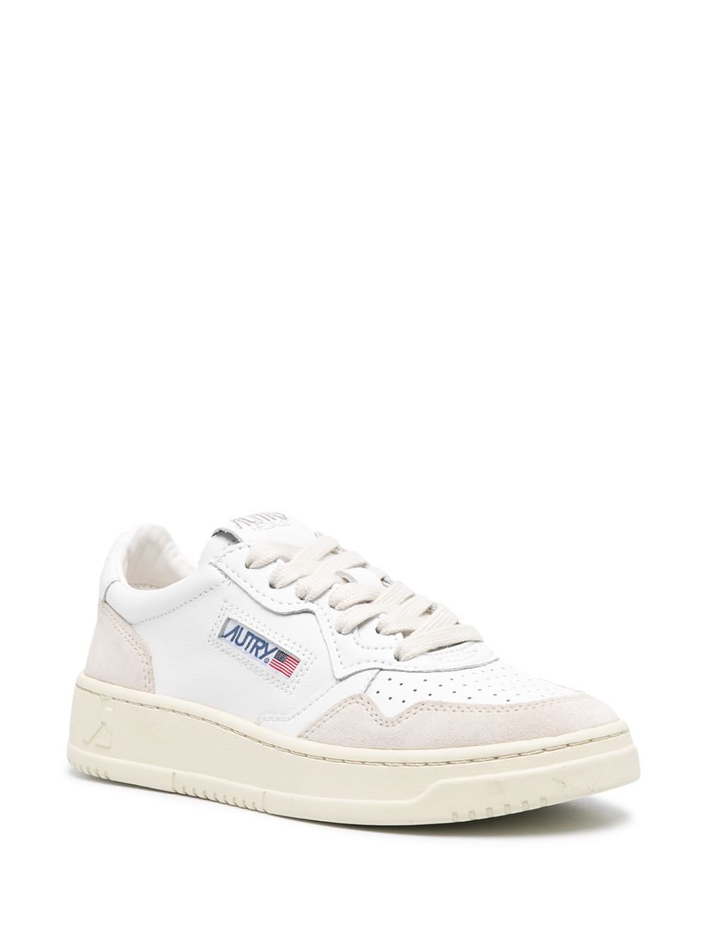 AUTRY Flat shoes White Leather / Suede
