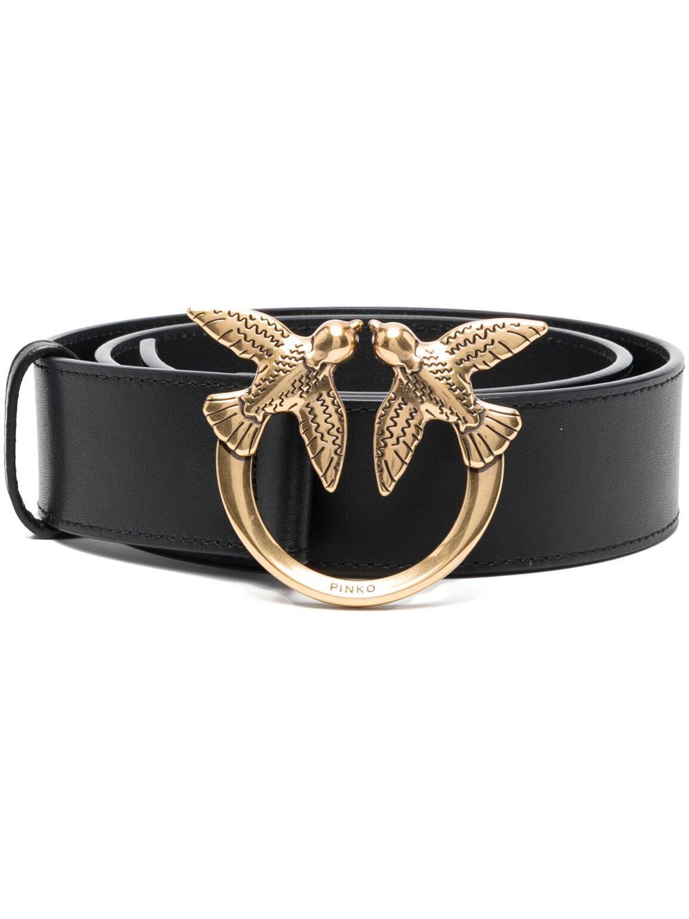 Pinko Belts Nero Oro Lea And Oth. Mat