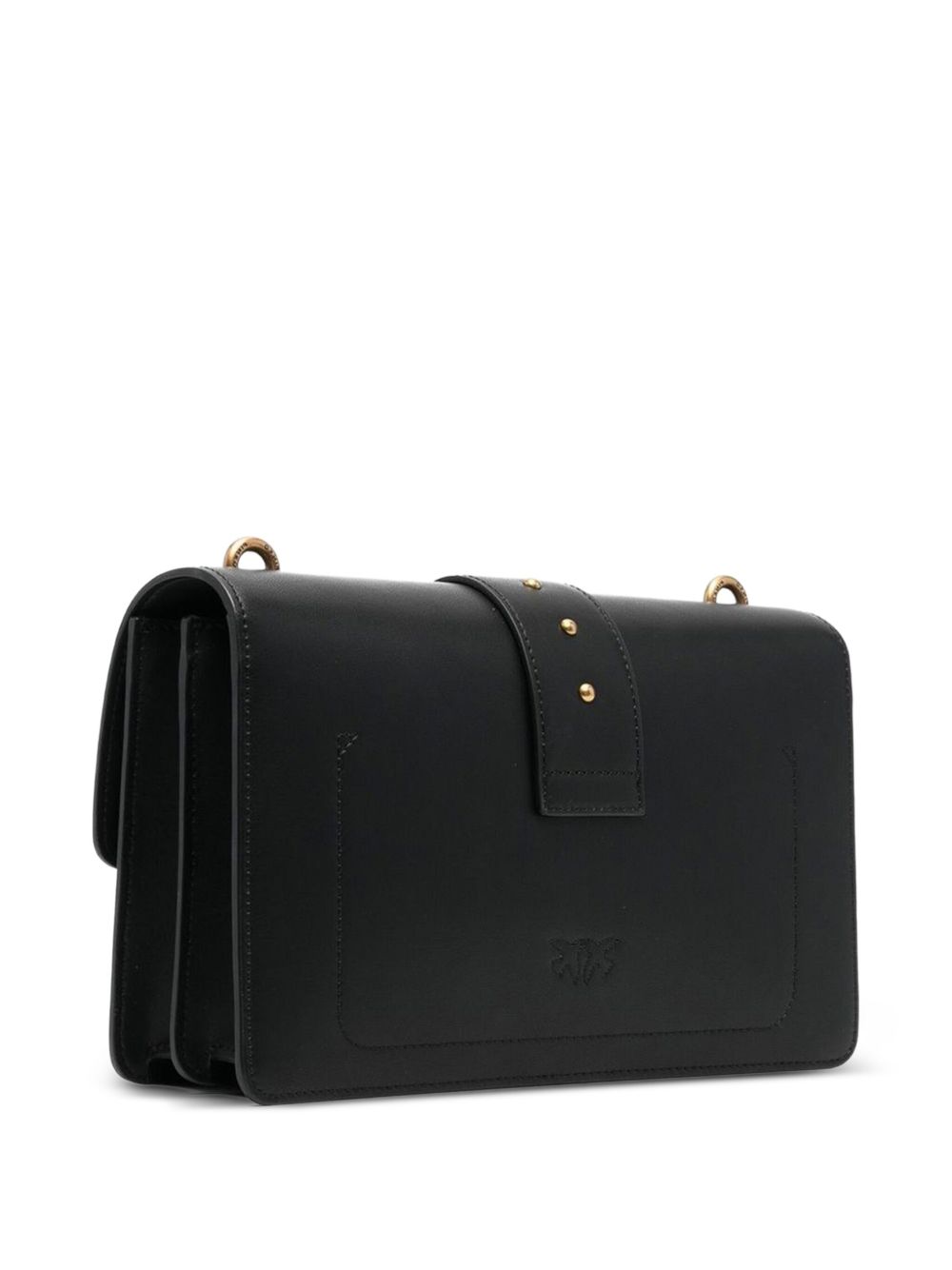 Pinko Bags Nero Gold Lea Poliuretano