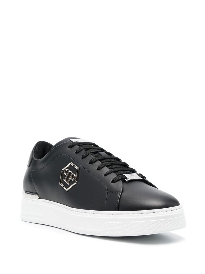 Philipp Plein Flat shoes Black Leather