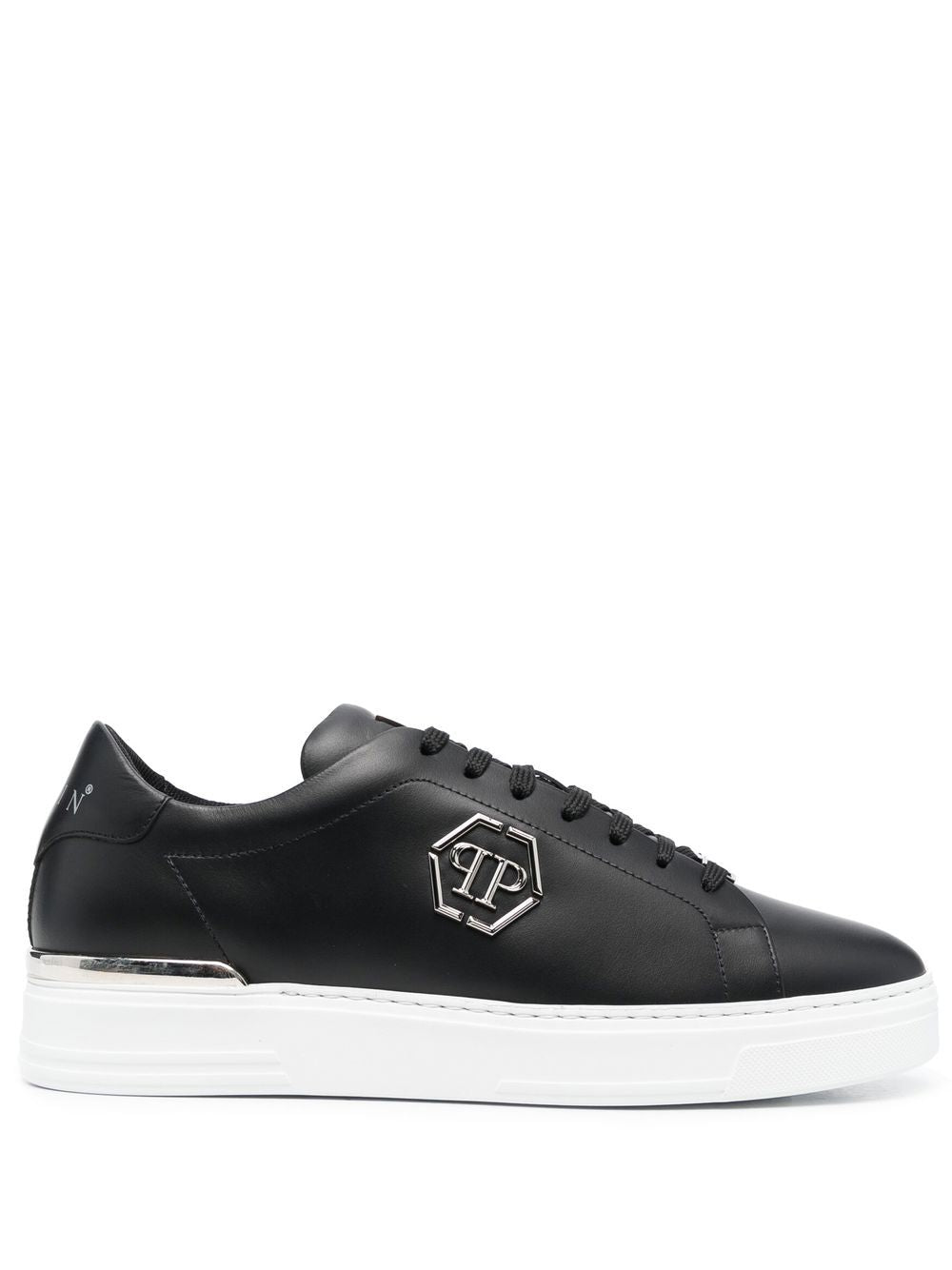 Philipp Plein Flat shoes Black Leather