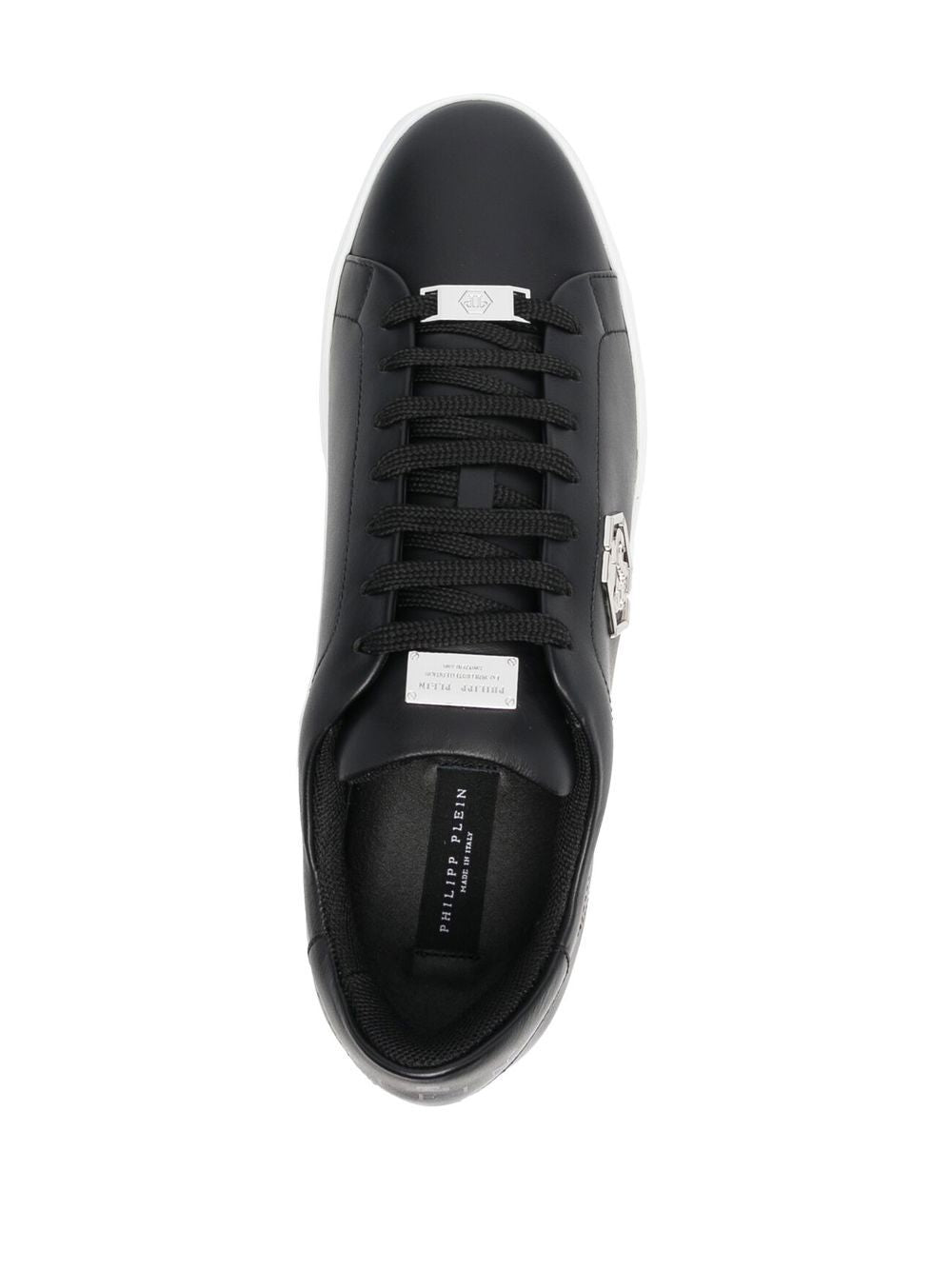 Philipp Plein Flat shoes Black Leather