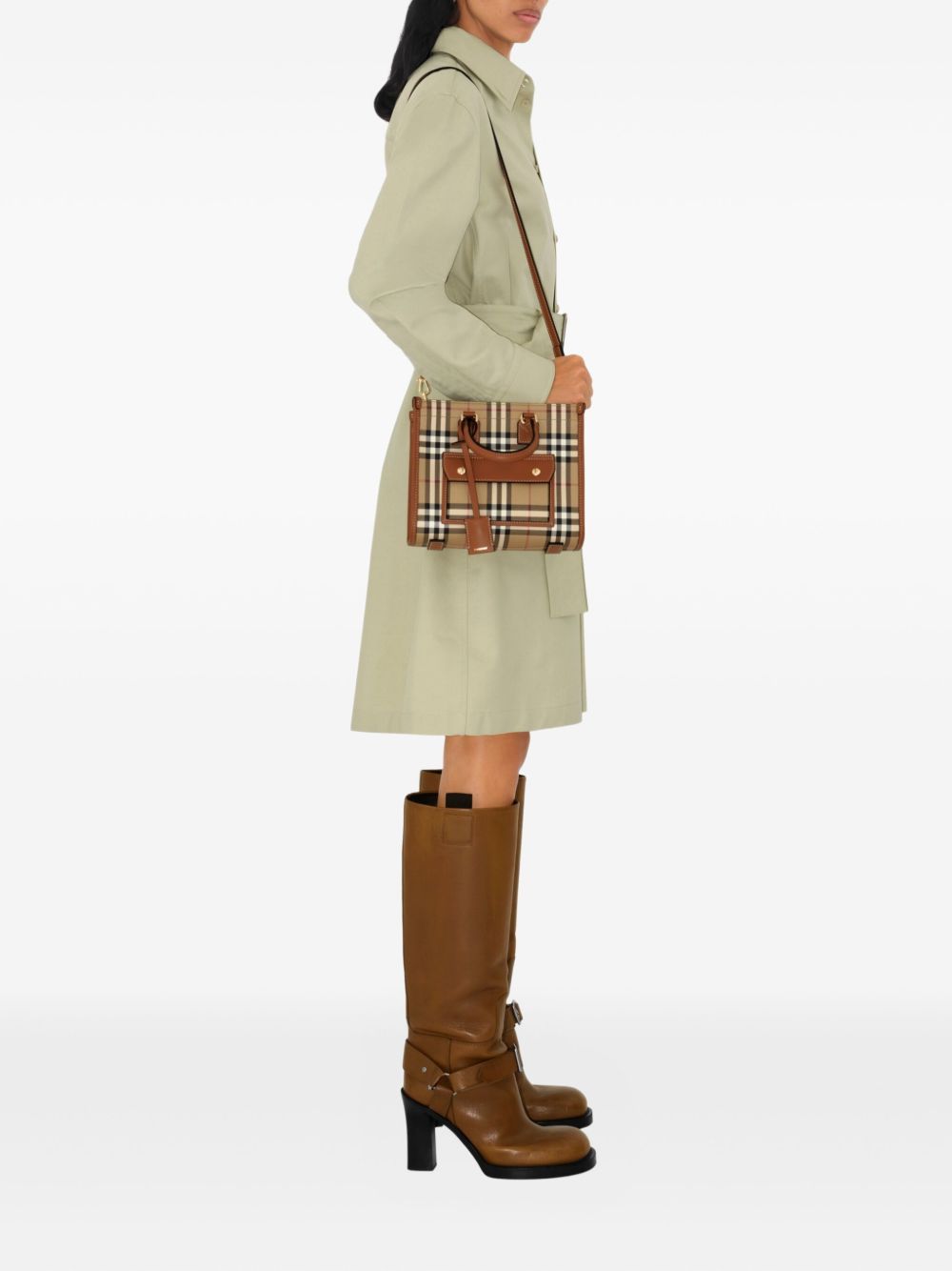 Burberry Bags Vntg Chk/briar Brown