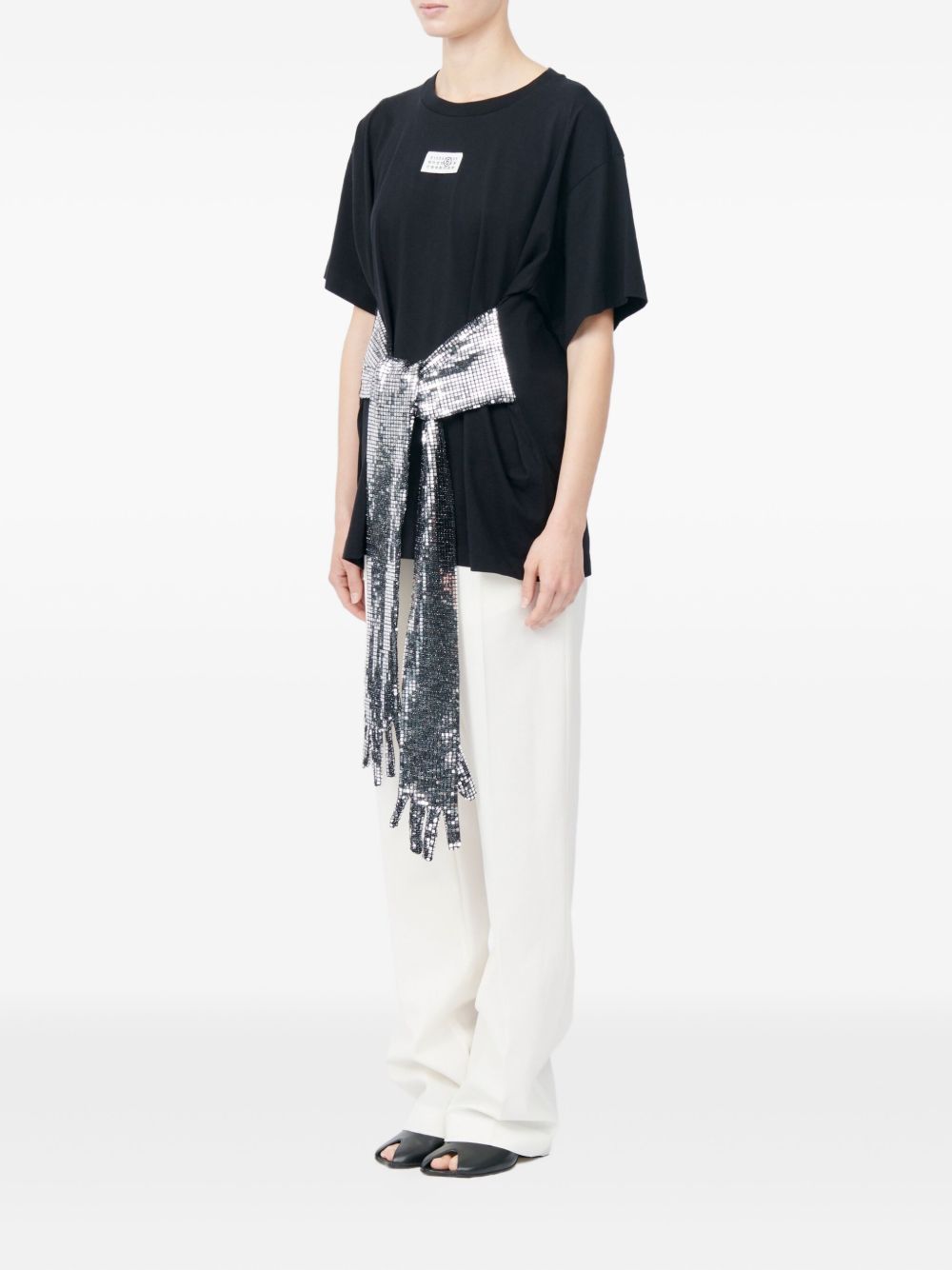 MM6 Maison Margiela T-shirts and Polos Black