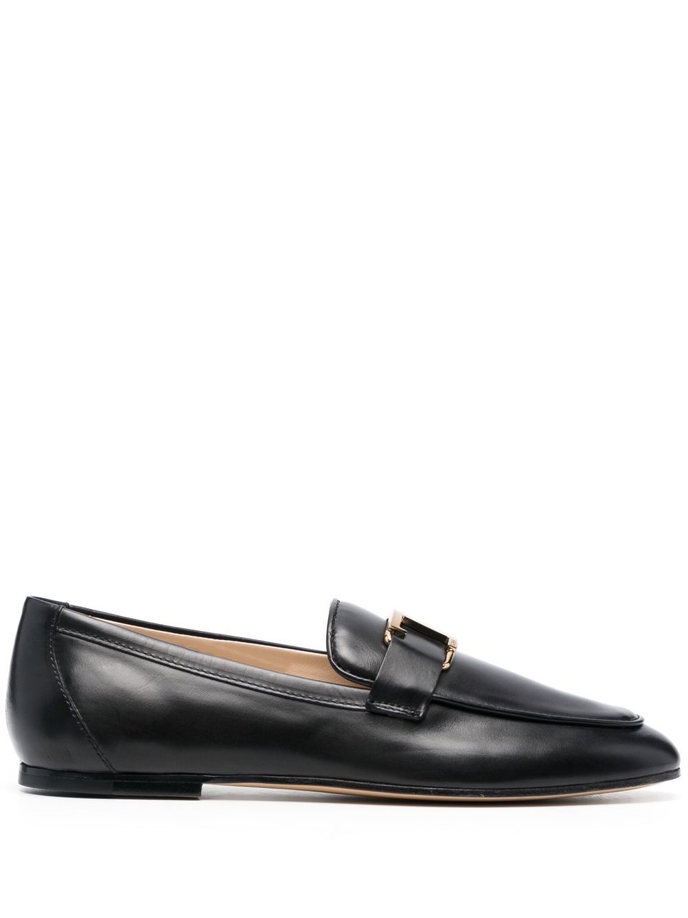 Tods Flat Shoes Black Leather