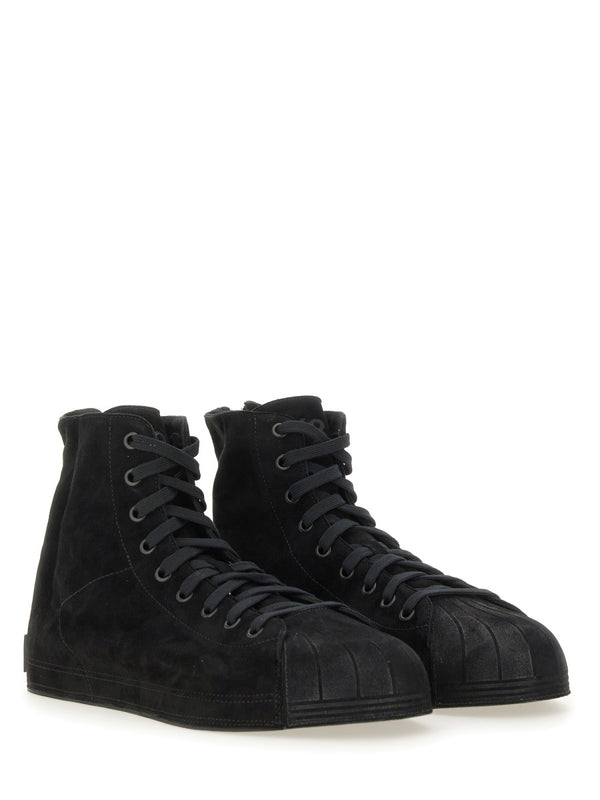 Nizzastar Hi Sneaker Black Leather Trainers
