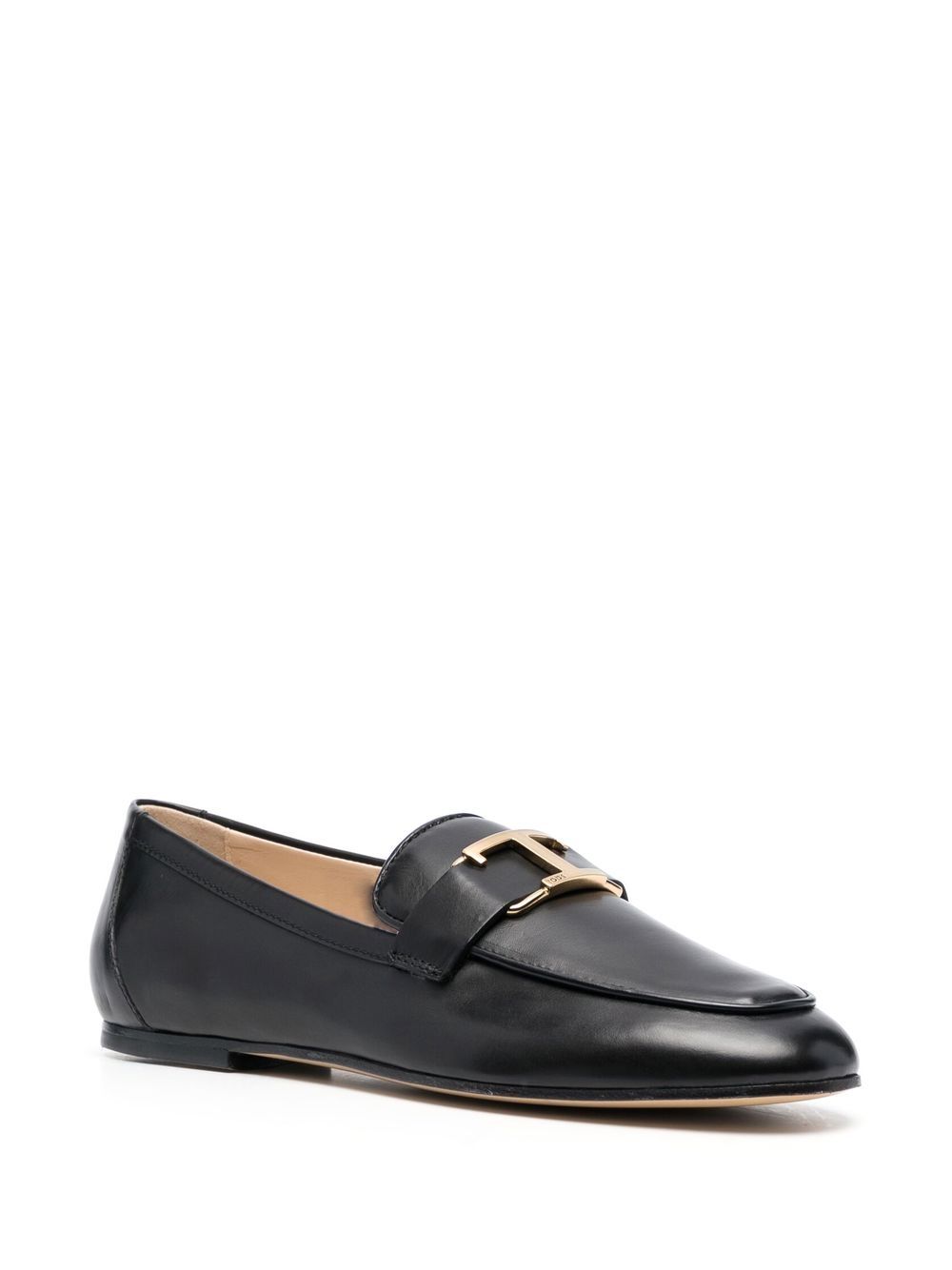 Tods Flat Shoes Black Leather