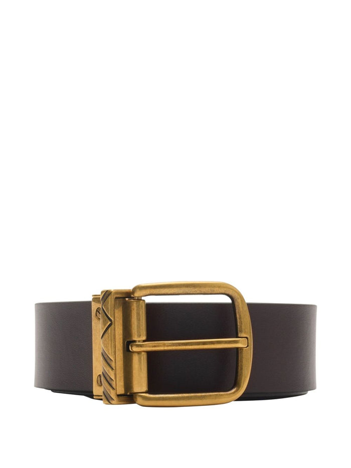 Burberry Belts Black/sand/silver