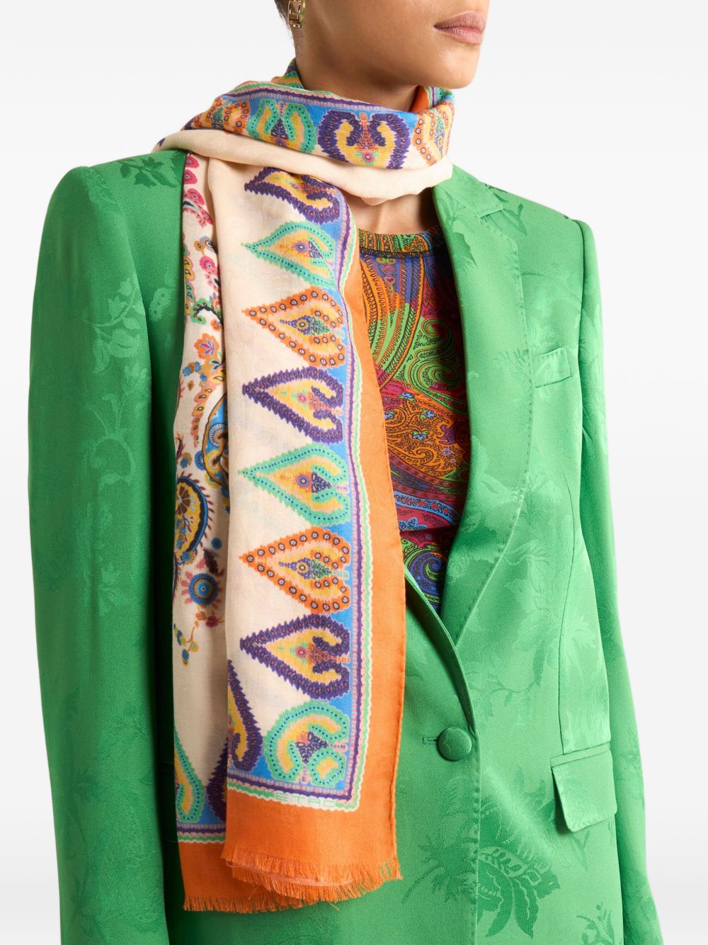 Etro Scarfs Ivory