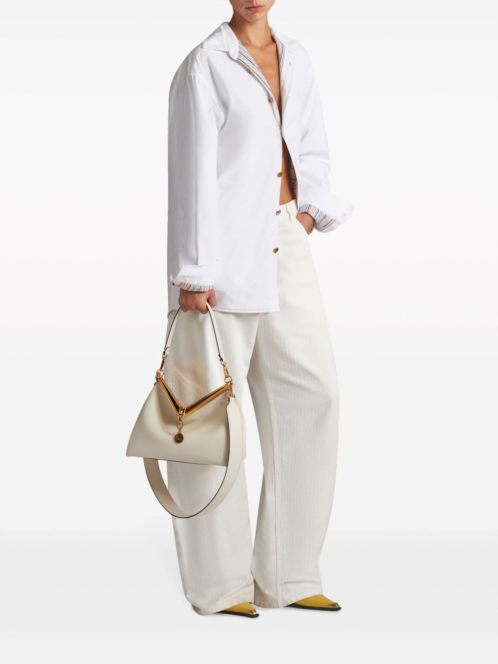 Etro Bags White Leather