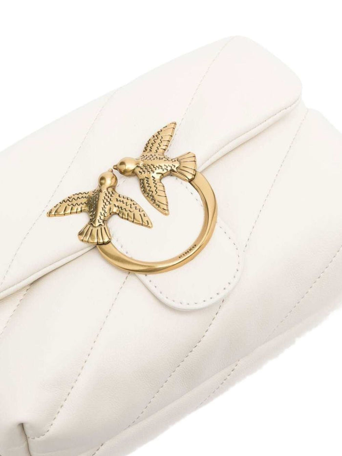 Pinko Bags Bianco Oro Lea