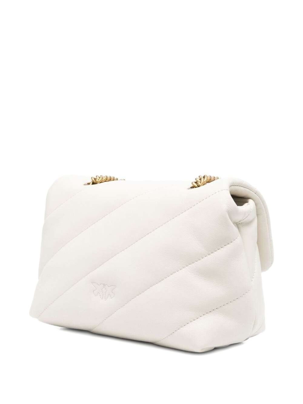 Pinko Bags Bianco Oro Lea