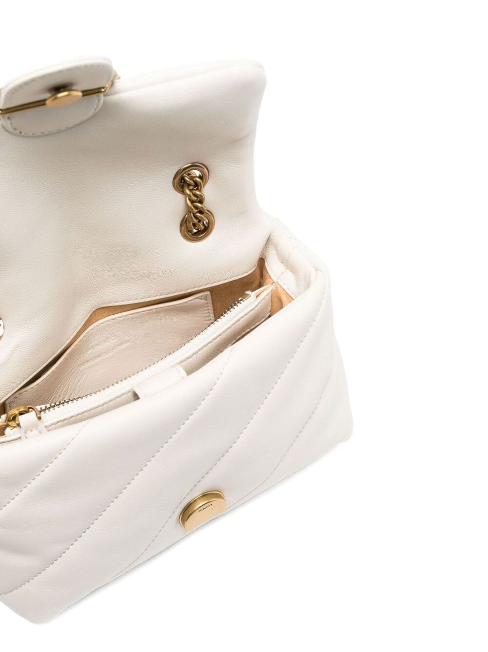 Pinko Bags Bianco Oro Lea