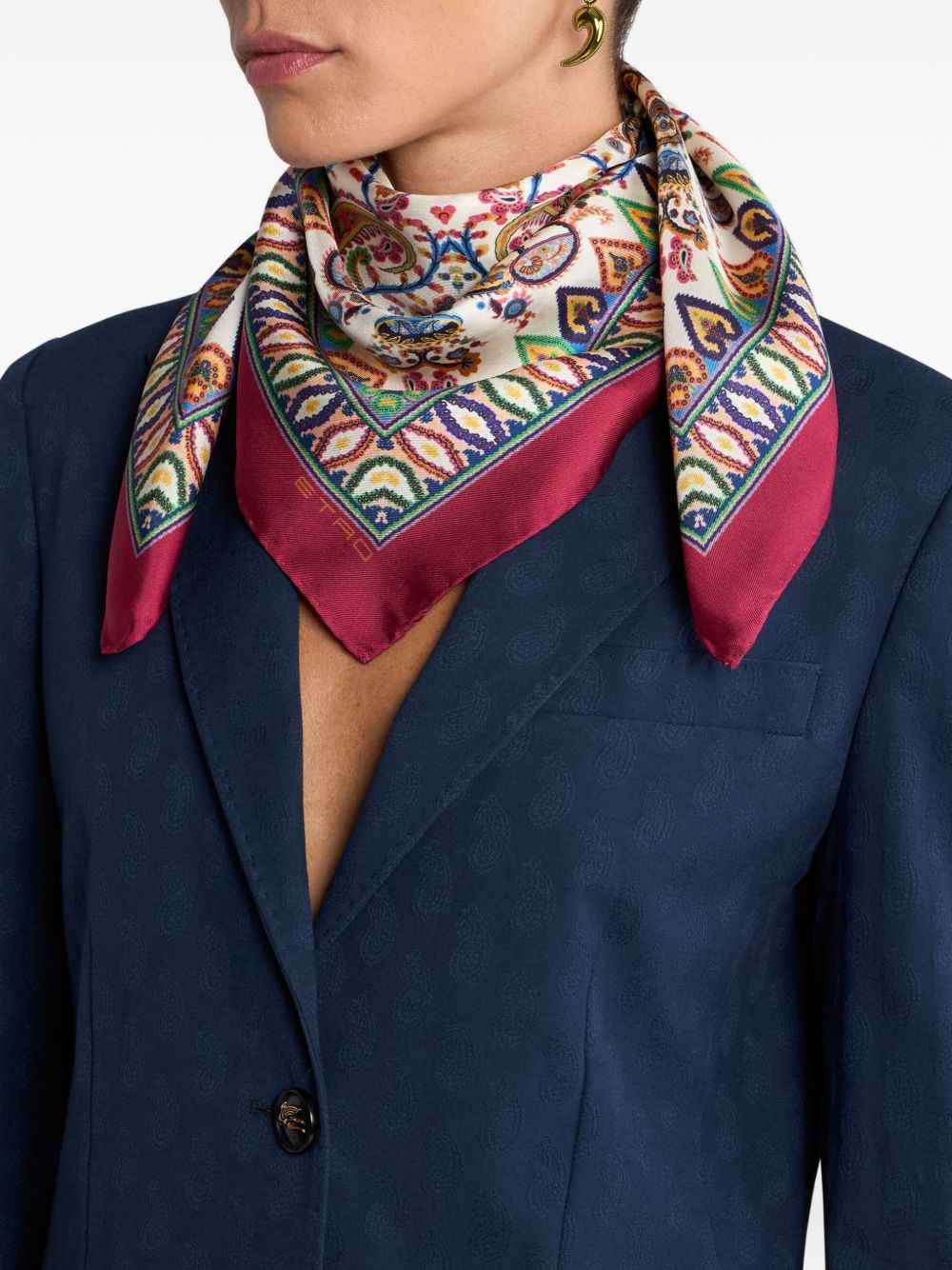 Etro Scarfs Fuchsia
