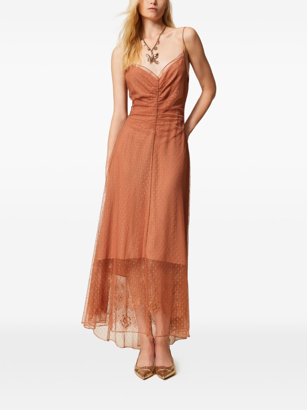 Twin-set Dresses Mocha Mousse