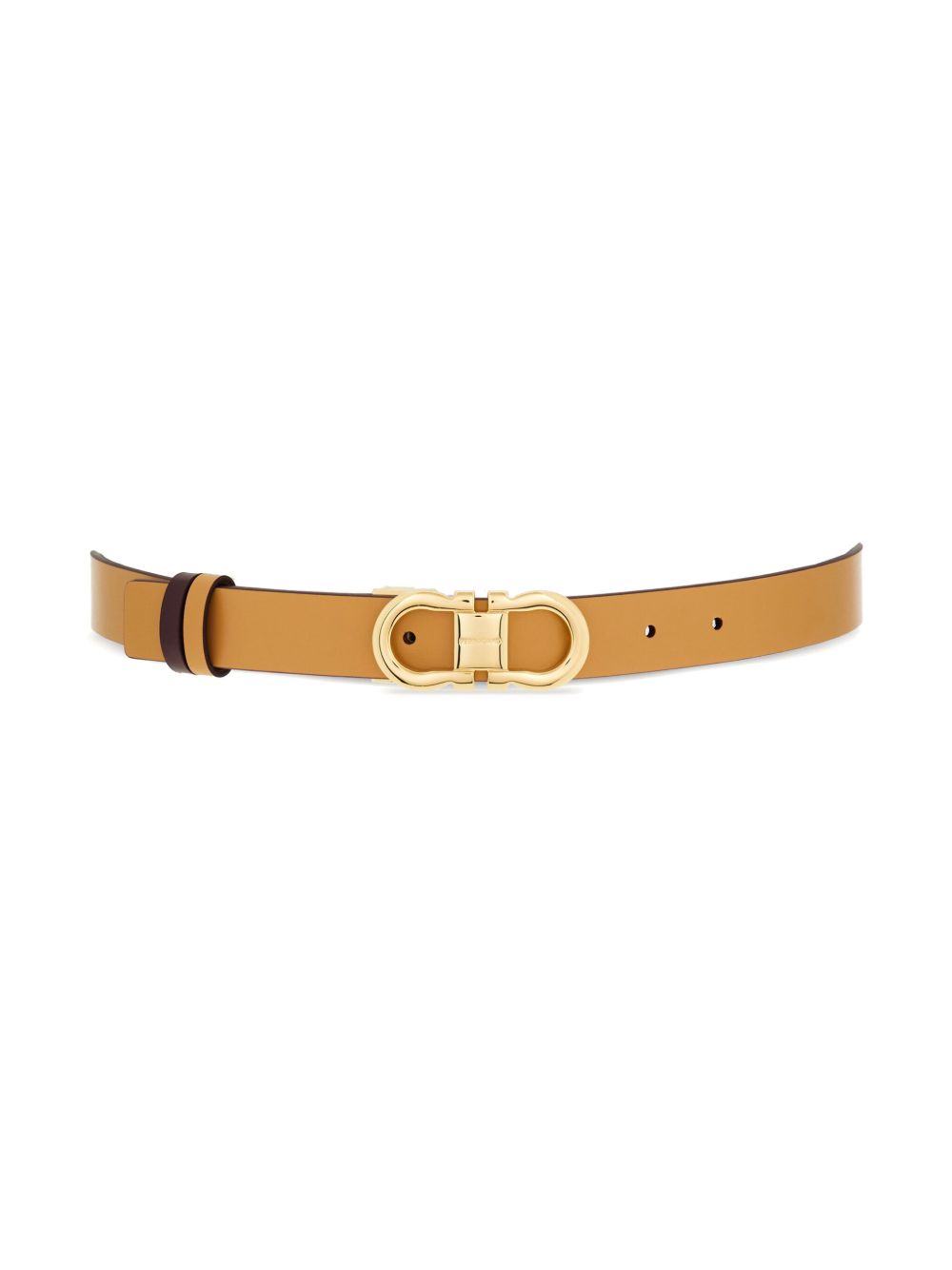 Salvatore Ferragamo Belts Camel Leather