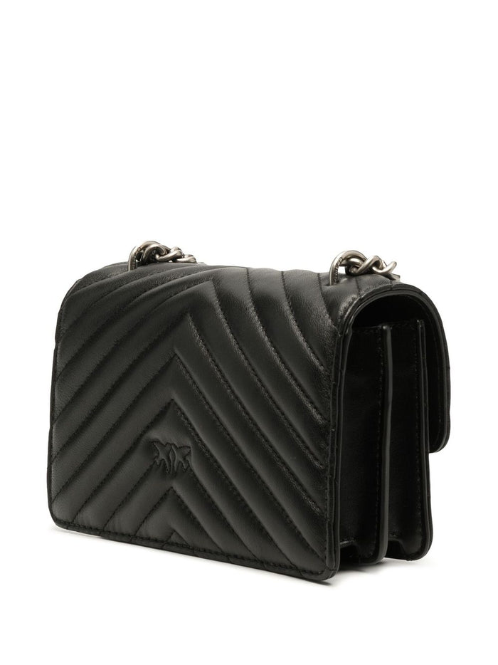 Pinko Bags Nero Silver Lea