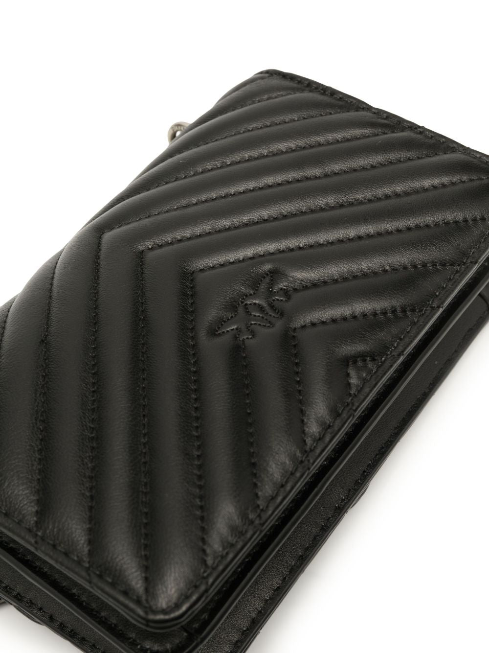 Pinko Bags Nero Silver Lea
