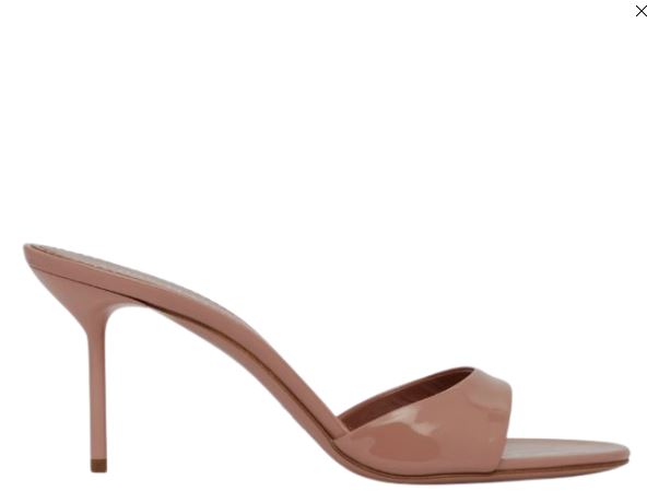 Paris Texas Flat Shoes Rose Leather