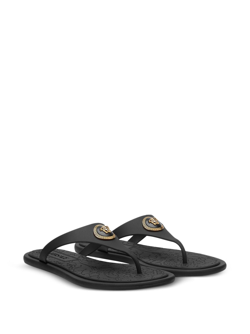 Versace Flat shoes Black