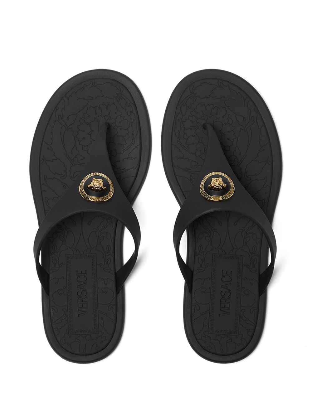 Versace Flat shoes Black