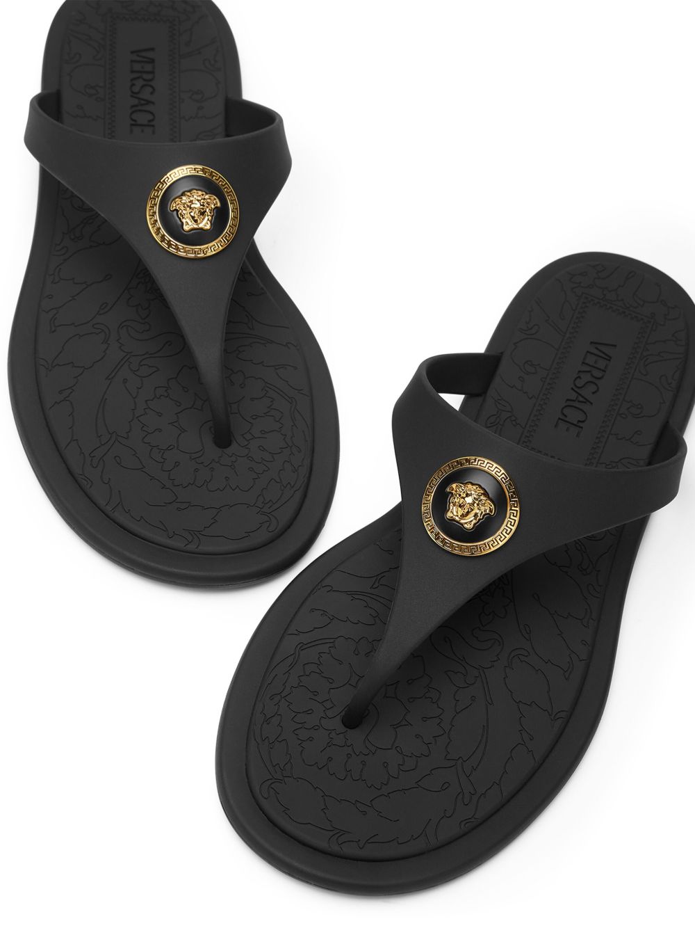 Versace Flat shoes Black
