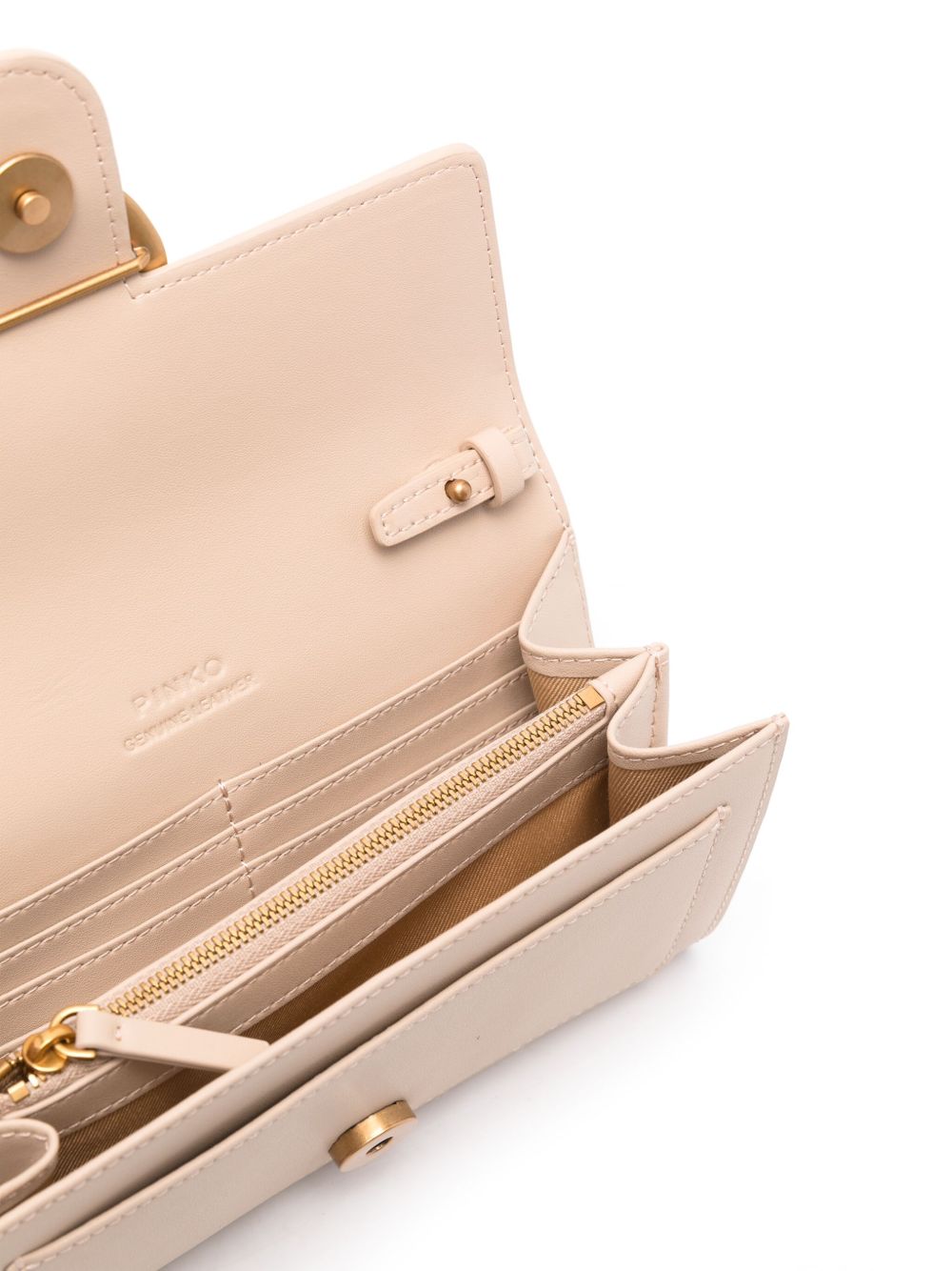 Pinko Wallets Beige Grigio Lea Pu