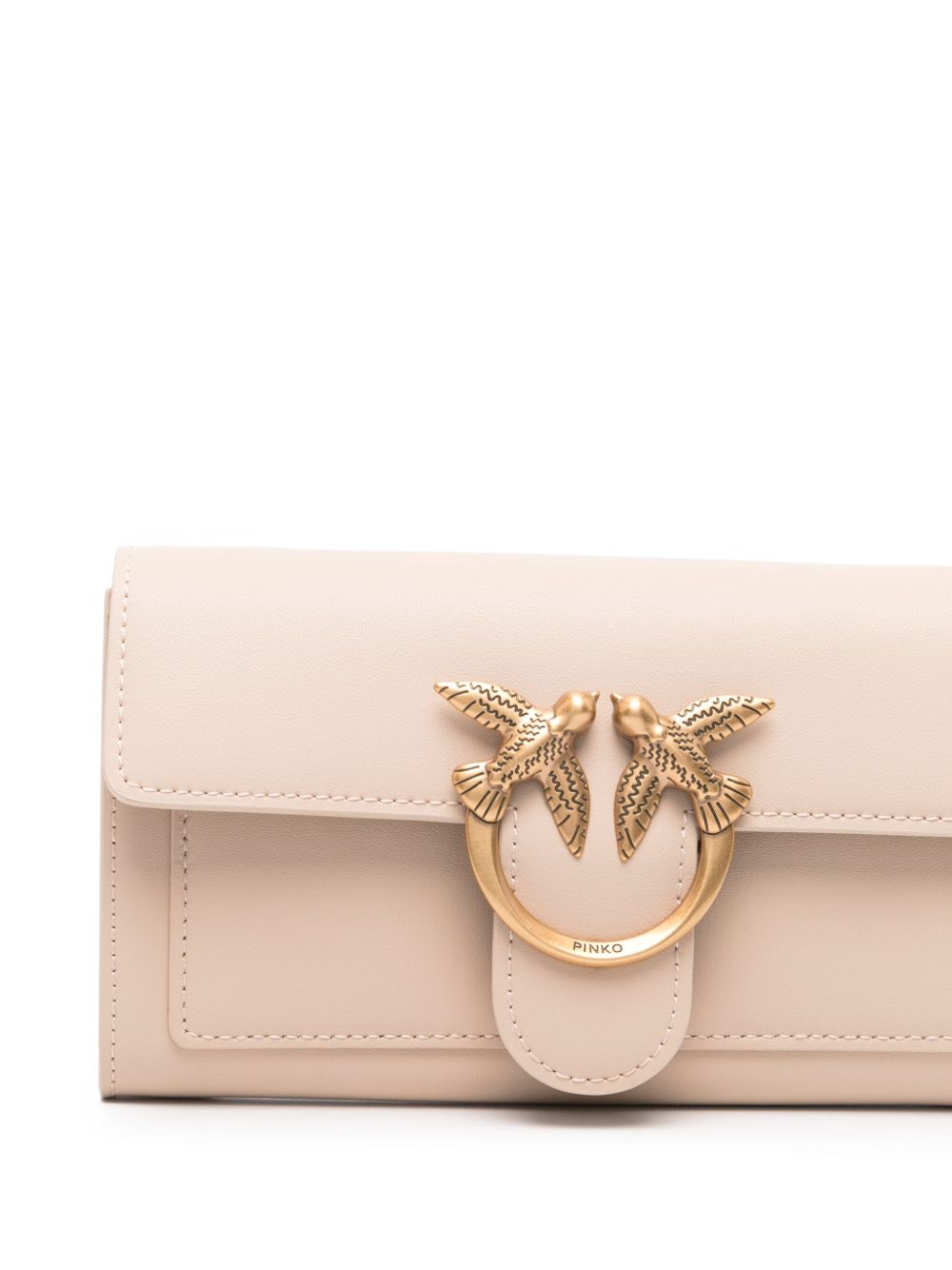 Pinko Wallets Beige Grigio Lea Pu