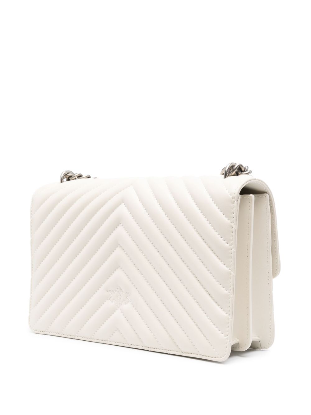 Pinko Bags Bianco Silver Lea