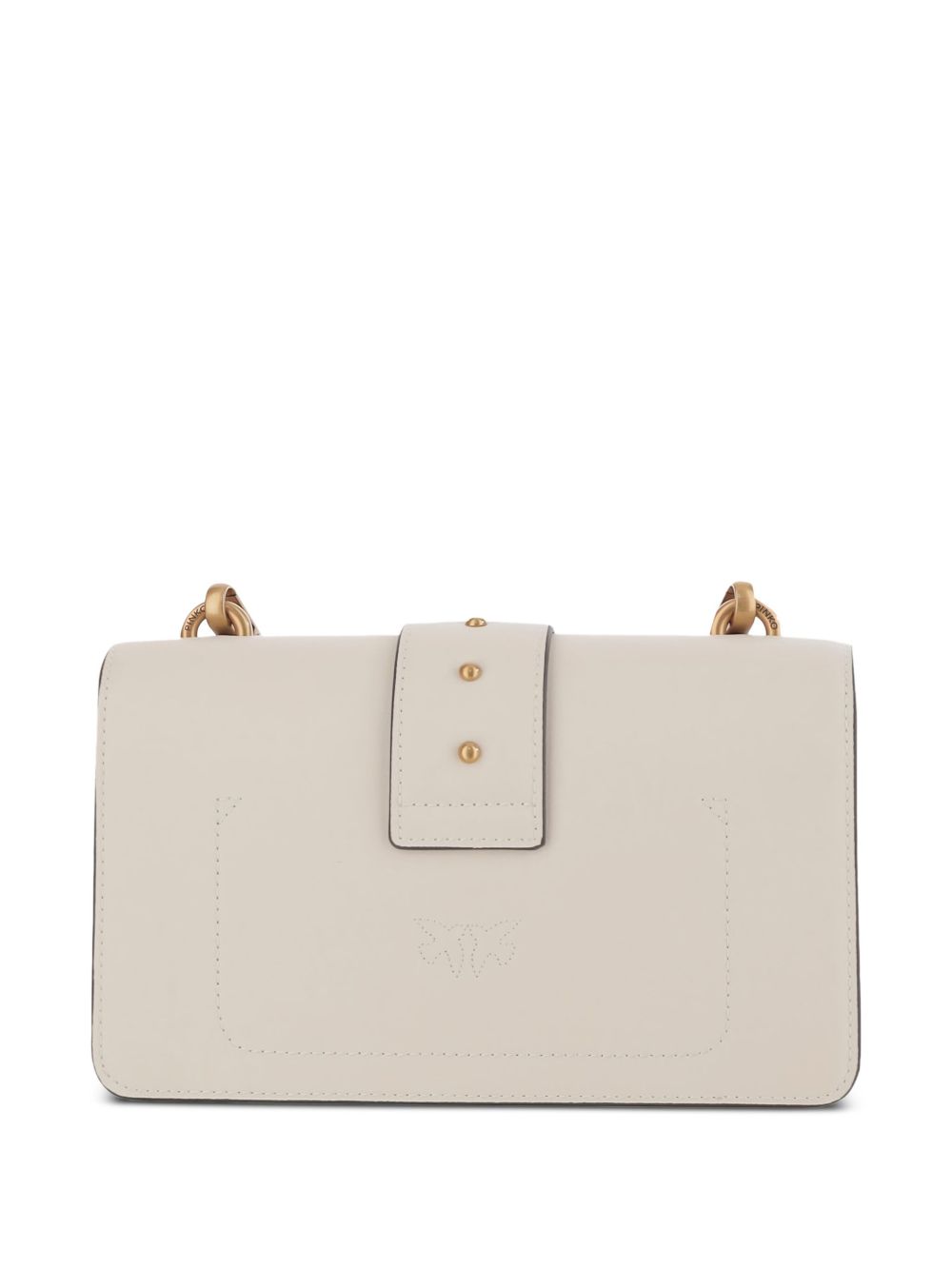 Pinko Bags Bianco Oro Lea Poliuretano