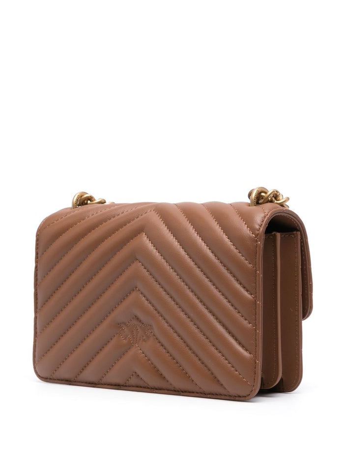 Pinko Bags Marrone Oro Lea