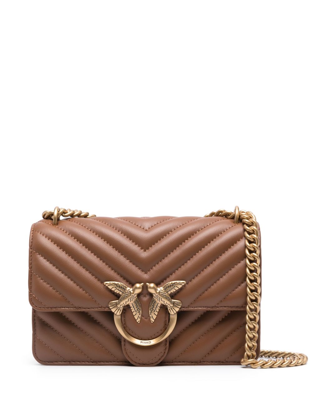 Pinko Bags Marrone Oro Lea