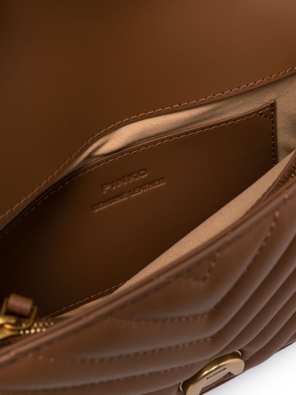 Pinko Bags Marrone Oro Lea