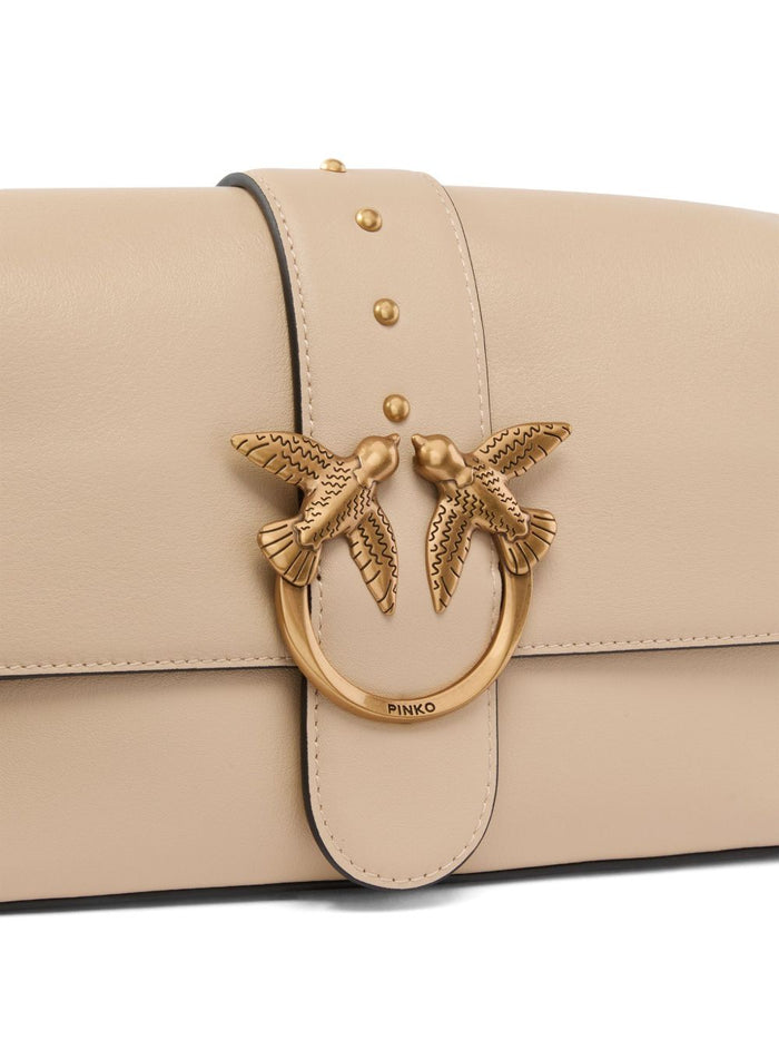 Pinko Bags Beige Grigio Lea