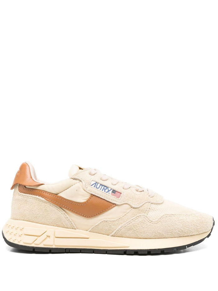 Autry Flat Shoes Beige Suede