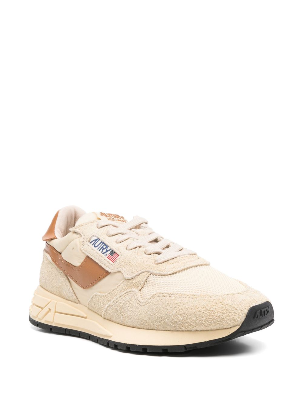 Autry Flat Shoes Beige Suede