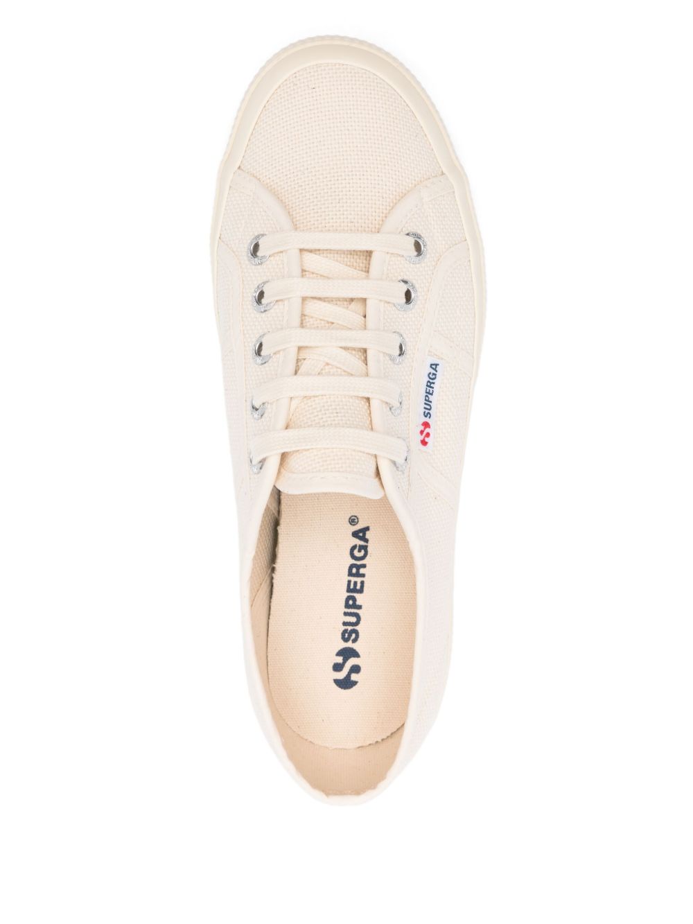 Superga Flat shoes Beige Raw/off-white