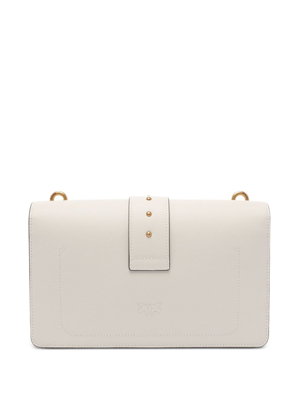 Pinko Bags Bianco Oro Lea Poliuretano