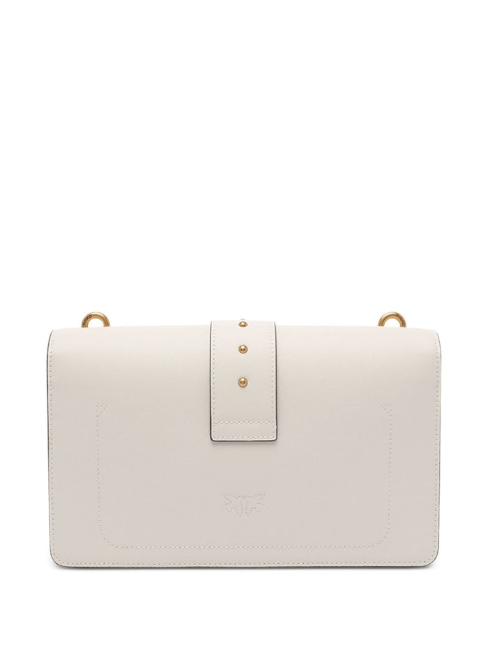 Pinko Bags Bianco Oro Lea Poliuretano